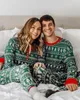 Family Matching Outfits Christmas Mom Daughter Dad Son Matching Outfit Santa Tree Print Pajamas Set Casual Loose Sleepwear Xmas Family Look Pjs 220913