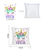 Lantejoulas DHL Mermaid Pillow Case Almofada Nova Sublimação Lantejoulas Mágicas Em Branco Fronhas Transferência Quente Impressão DIY Presente Personalizado FY7441 s