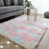 Tapis Style Nordique Ins Chambre Net Rouge Avec Le Même Paragraphe Boutique Complète Mignon Salon Chevet Tie-dye Maison Tapis Tapis Tapis Rose