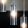 Pendants lampes chinoises modernes villa k9 lampe en cristal LED Long lustre S Rotary Double Escair Room Living Lighting Fixture