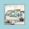 Frames en lijstwerk 18 stcs bruiloft decor muur po frame set houten foto frames met high definition 3 -stijl cadre drop d homeIndustry dhlqmmmm