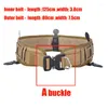 Waist Support Men Adjustable Military Tactical Belt Metal Buckle Convenient Molle Padded Army Combat Hunting Battle Paintball