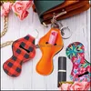 Party Favor Neoprene Keykain Sports Printed Chapstick Holder Leopard Wrap Holders Lip Er Party Favor Prezent 61 Projekty Drop D DH58Q