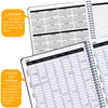 Notepads Office Planner - 2023 Weekly Monthly Calender 9 x 11 Time Management Personlig anteckningsbok Hard PVC -omslag med spiralanm￤rkningar 220914
