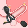 Cockrings Télécommande sans fil Cockring Vibrator Manchon de stimulation du clitoris pour anneau de pénis Sex Toys pour hommes Anneaux de chasteté masculine 220914