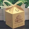 Confezione regalo 50 pezzi EID MUBARAK Contenitore di caramelle Ramadan Kareem Sacchetto regalo Scatola di immagazzinaggio FAI DA TE Felice al-Fitr Islam Ramadan Decorazione Forniture per feste 220913