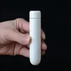 Cep Sigara Beyaz Seramik Kuru Bitki Tütün Tütün Snuff Snift Sniffer Depolama Şişesi Tutulabilir Silikon Mühür Seyahat Hap Jars Sigara Tutucu