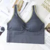 Bustiers & Corsets Women Seamless Sports Crop Top Sexy U-Shape Bra Female Tube Tops Tank Sleeveless Thread Camis Lingerie Underwear 2022