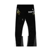 Designer Galleryes Fashion Casual Pants Hand-painted Speckled Patchwork Drawstring Men Women High Street Guards Loose Slightly Flared 2SNY 6OG7