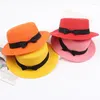 Boinas femininas palha boater chapéu fedora estilo panamá top top fbon verão primavera bowknot lady casual chapéus de praia feminino moda