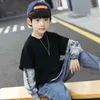 Pullover 2020 New Boy Boutique Clothing Long Sleeve T-shirt Tee Kids Clothes Boys 8 till 12 Girl Hoodie 0913