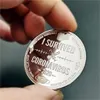 나는 2020 Silver Commemoratives Copy Copy Moins Gift for Friends Family Collectors Ornament에서 살아 남았습니다.