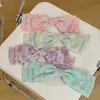 Polka Dot Floral Print Hair Clips Girls Tie Dye Bow Hairpin Pastoral Retro Style Barrettes Big Bowknot Headwear Hair Accessories