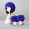 스카프 가을 겨울 모자 여성 모자 커프스 세트 패션 따뜻함 모방 품질 디자인 가짜 모피 모자 소매 슈트 액세서리 220913