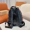 School Bags Women Sports Cute Luxury Tiger Shape Sequins Leather Backpack Handbag Designer Female Bags 220307Multi Pochette