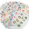 Cadeauverpakking 15 verpakkingen / veel Leuke cartoonsticker Romantische winkelserie DIY-decoratiestickers Scrapbooking Dagboek Studenten