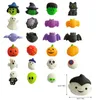 24pcs mini brinquedos mole mochi squishies halloween kawaii zumbi ghost padrão de estresse aliviar brinquedos para crianças presentes