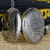 Montres de poche Steampunk crâne creux sculpté montre à Quartz collier exquis et Unique pendentif de Costume