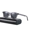 Occhiali da sole Polarizzati maschili classici acetato quadrati occhiali da sole Donne giapponese Design del marchio da sole Eyewear di guida all'aperto