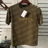 Literka T -koszulki TEE TOPS dla kobiet i mężczyzn moda złota klamra damska pullover z krótkim rękawem bawełniany tshirt 20 kolorów w stylu