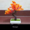 Faux Floral Greenery Canned Bonsai Artificial Plant Fake Trees Plant GreenPurpleOrangeYellowRed For Home Christmas Office Decoration A5740 J220906