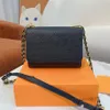 Evening Bags Designer Genuine Leather V Lock Women Bags Black Flap Handbag Luxury Twist shoulder Bag Lady Crossbody Bag Classic Totes Fuchs