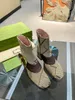 Blondie Boot Designer Fashion Boots Women's Fashion Zip 22SS Rund Interlocking Detail Midheee 022 New Blondie 5.5cm