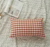 Pillow Autumn Halloween Polyester Cotton Cover Check Stripe Orange Pillowcase Covers Decorative Of Sofa Bed Head