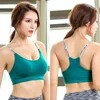 Yoga Outfit Alphabet Épaule Exercice Poitrine Courir à sec Sports Sports Underwea Soutien-gorge Push Up