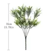 Faux Floral Verdure Artificielle En Plastique Lily Fleurs Plantes Fausses Feuilles Arbustes De Jardin Arbustes D'herbe Verte Faux Morning Glory Décoration Extérieure J220906