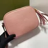 Bolso de moda de mujer de calidad superior Famoso diseñador de marca ETS 1921 Bolso de hombro Borla SOHO Bolsos Señoras Borla Litchi Perfil Bolso de mensajero de mujer 308364