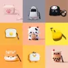 3D Cute Animal Zoo Headphone Accessories Case Silcone Protection Cases for Airpods 1 2 Pro Pro2 Earphone Full Body Cover