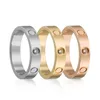designer anel de amor anéis de ouro rosa mulheres diamante diamanita masculino parafuso de noivo clássico unhas de luxo para casamentos homens jóias prateadas band titanium prateado presente