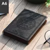 Notepads Portable Vintage Pattern PU Leather Notebook Diary Notepad Stationery Gift Traveler Journal 220914
