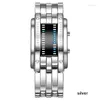 Montre-bracelets Boamigo Brand Watch Men Watchs Digital Creative LED Creative Imperproof Steel Band Gift Cadeer Relogie Masculino