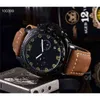 Designer relógio de luxo relógios para homens relógio de pulso mecânico série painel moda cinco agulha trabalho completo designerpaner r221