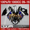 Injection mold Fairings For SUZUKI GSXR 1000 CC GSXR-1000 K9 151No.21 GSXR1000 2009 2010 2011 2012 2013 2014 2015 2016 1000CC 09 10 11 12 13 14 15 16 Fairing blue stock