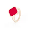 18K4 FELD CLOVER RING Fashion Designer Dames Bings Girls Valentine039 Days de Noël Amour Cadeaux 316L Bijoux en acier inoxydable3063801