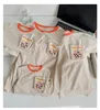 Familjsmatchande kl￤der F￶r￤lder Child Clothes Summer Baby Family of Three and Four Foreign Style Lovely Mother Daughter Short Sleeved T-Shirt 220914