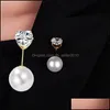 Pins Broches Circar Zircon Broches Fausse Perle Amour En Forme De Coeur Pin Saint Valentin Cadeau Lumière Preuve Broche Bijoux Accessoires 1 8 Dhmij