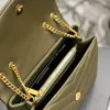 Top -Qualität Loulou Fashion Woman Luxurys Designer Taschen 5A echte Lederhandtaschen Messenger Crossbody Chain Umhängetasche Totes Lady Wallet