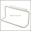 Kitchen Towel Hooks Garbage Bag Hanging Holder Cupboard Door Back Trash Rack Kitchen Cabinets Storage Towel Shelf Holders Accessory D Dha6Y