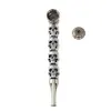 Schedel rookpijp metalen bongbongs128 mm premium zink legering metalen kom rook hand lepel pijpen tabak fit droog kruidenbrander