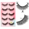 False Eyelashes Reusable 3D Faux Mink Eyelashes Extension Full Strip Lashes Natural long Comfortable Eyelash