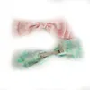 Polka Dot Floral Print Hair Clips Girls Tie Dye Bow Hairpin Pastoral Retro Style Barrettes Big Bowknot Headwear Hair Accessories