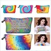 Storage Bags Cosmetic Storage Bag Travel Colorf Tie-Dye Floral Print Makeup Organizer Portable Mtipurpose Bags For Women Drop Deliver Dh65Y