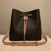 2024 Designer Beroemde handtassen NEONOE schoudertassen Noe lederen emmer tas vrouwen bloem afdrukken crossbody tas portemonnee TWIST top