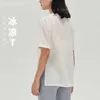 Costume de Yoga T-shirt de sport en maille à manches courtes hauts pour femmes vêtements à séchage rapide respirant ample Fitness chemisier de sport