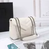 Akşam Çantaları Klasik Omuz Çantaları Kadın Zincir Çanta Yüksek Kaliteli Deri Lüks Tasarımcı Marka Crossbody Kadın Çantalar 220325Multi Poche