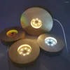 Lamp Holders Wooden LED Light Dispaly Base Crystal Glass Resin Art Ornament Night Display Stand Decoration